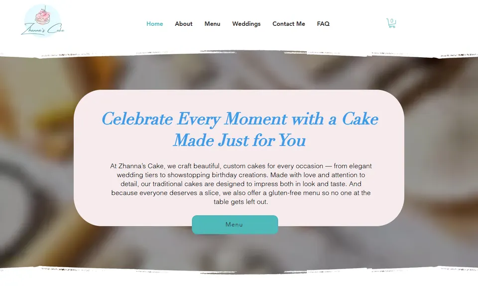 Zhanna’s Cake website